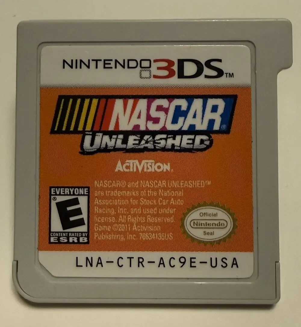 NASCAR Unleashed (Nintendo 3DS, 2011) Tested Working Game only